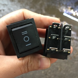 2 Cái Công Tắc Bập Bênh To 2 Chiều 6 Chân