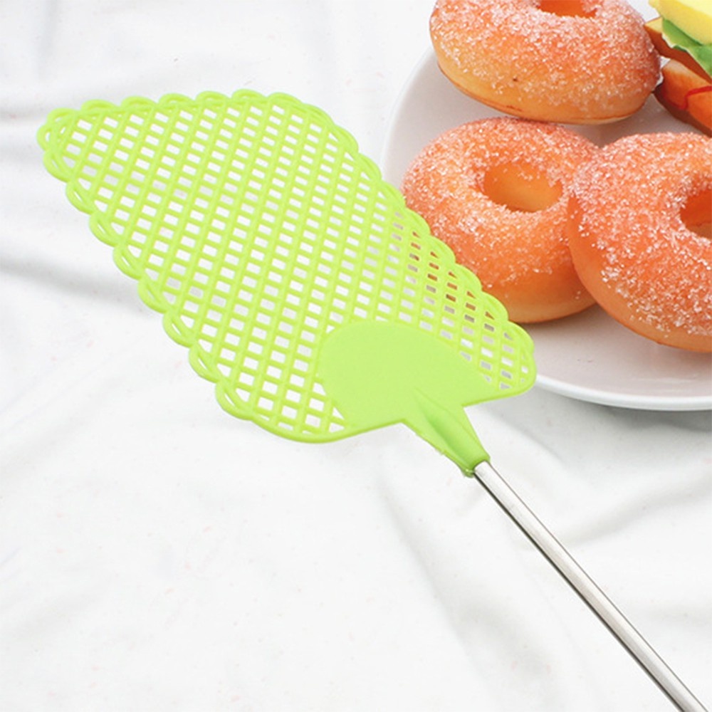 [Tổng Kho Sỉ] Vỉ Đập Ruồi Kéo Dài 0.76 Mét Bằng Nhựa Dẻo Cao Cấp - Dụng Cụ Đập Ruồi, Muỗi, Côn Trùng Cán INOX