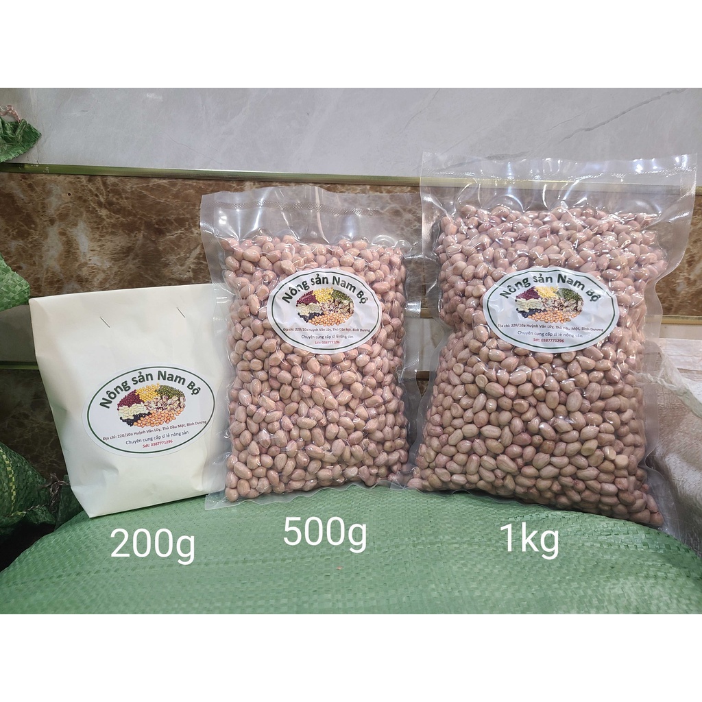 Đậu phộng sống thơm ngon - 2 loại lớn/nhỏ - hình thật chụp tại cơ sở