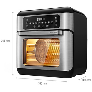 Lò Nướng Chân Không Lock&Lock 12L EJF699SLV, Công suất 1800w, Bảo hành 12 tháng
