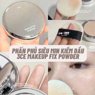 PHẤN NÉN 3CE SIÊU MỊN KIỀM DẦU MAKEUP FIX POWDER