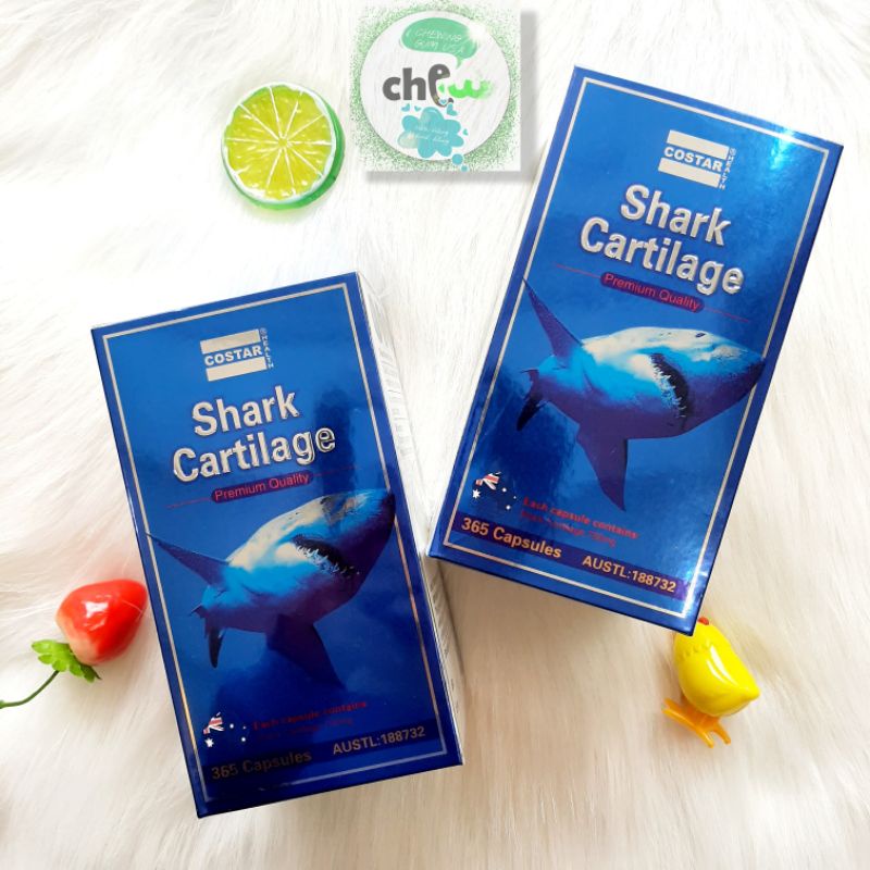 Sụn Vi Cá Mập Costar 750mg - Shark Cartilage 365 Viên Của Úc