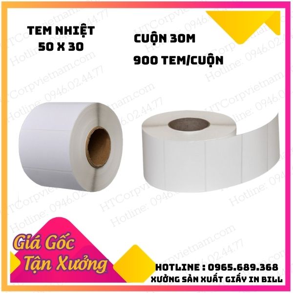 Decal Tem Trà Sữa (50×30) 10 cuộn