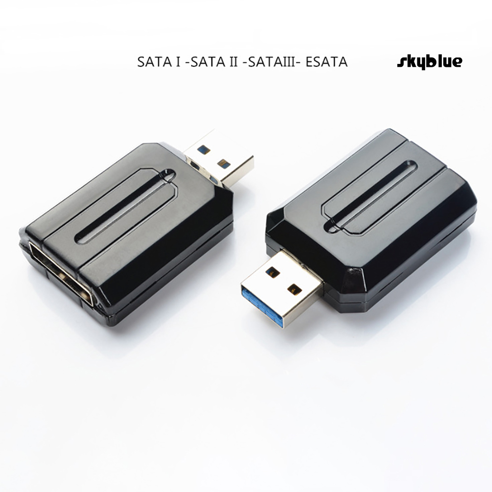 [SK]USB 3.0 2.0 to ESATA/SATA External Bridge Adapter Converter 5Gbps for Laptop PC