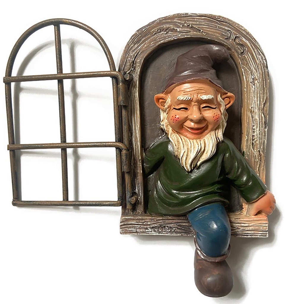 Tượng Chú Lùn MALCOLM Trang Trí Sân Vườn