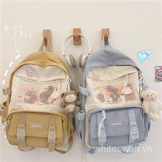 Schoolbag Women's Korean-Style HarajukuulzzangLarge-VolumeinsCute Girl High School Student Junior School Backpack
