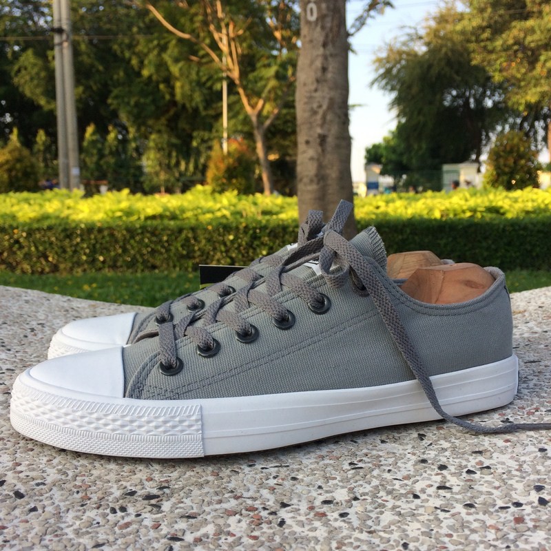 Giày Chuck 2 AllStar Cổ Thấp Xám Nhạt Nam