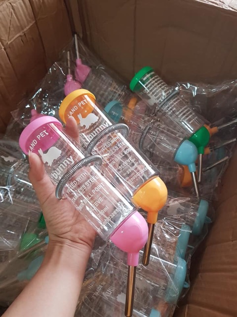 Bình nước bi landpet 80ml, 125ml, 250ml - Bình uống nước cho hamster, nhím kiểng, thỏ, bọ ú, sóc