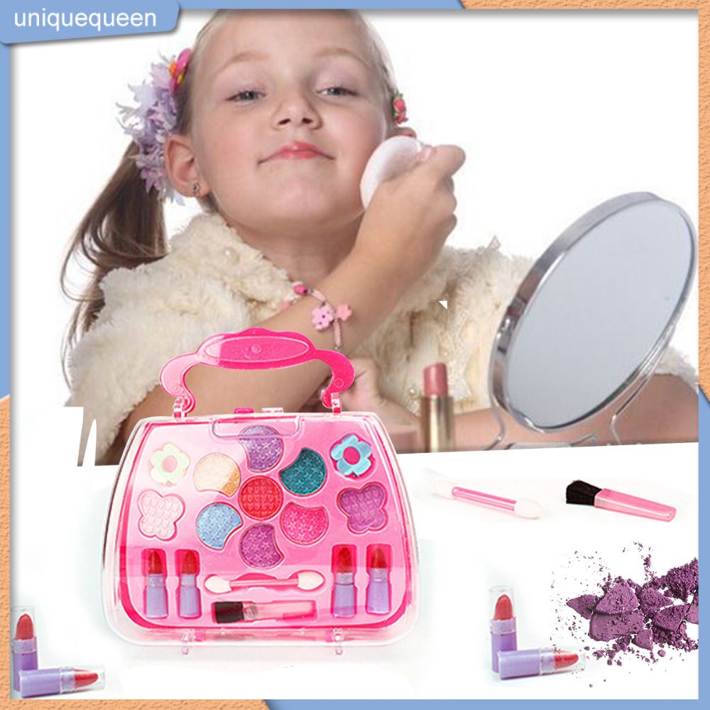 Bộ đồ chơi trang điểm mô phỏng như thật dễ thương an toàn không độc hại cho bé gái