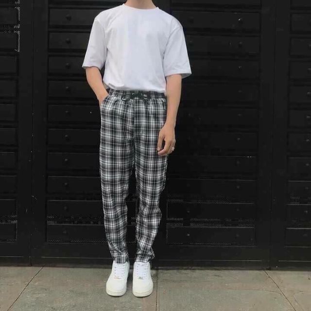 Quần Ngố PLAID PANTS Caro - Fullsize Nam Nữ