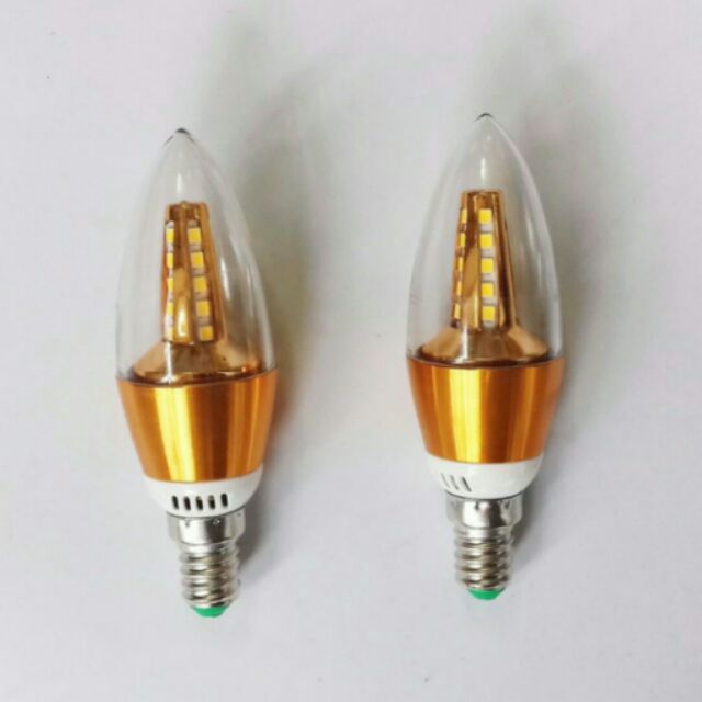 2 BÓNG LED NẾN ĐUI E14,E27 5W