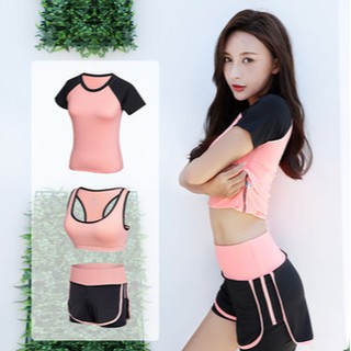 Set quần áo thể thao 3 món hot trend