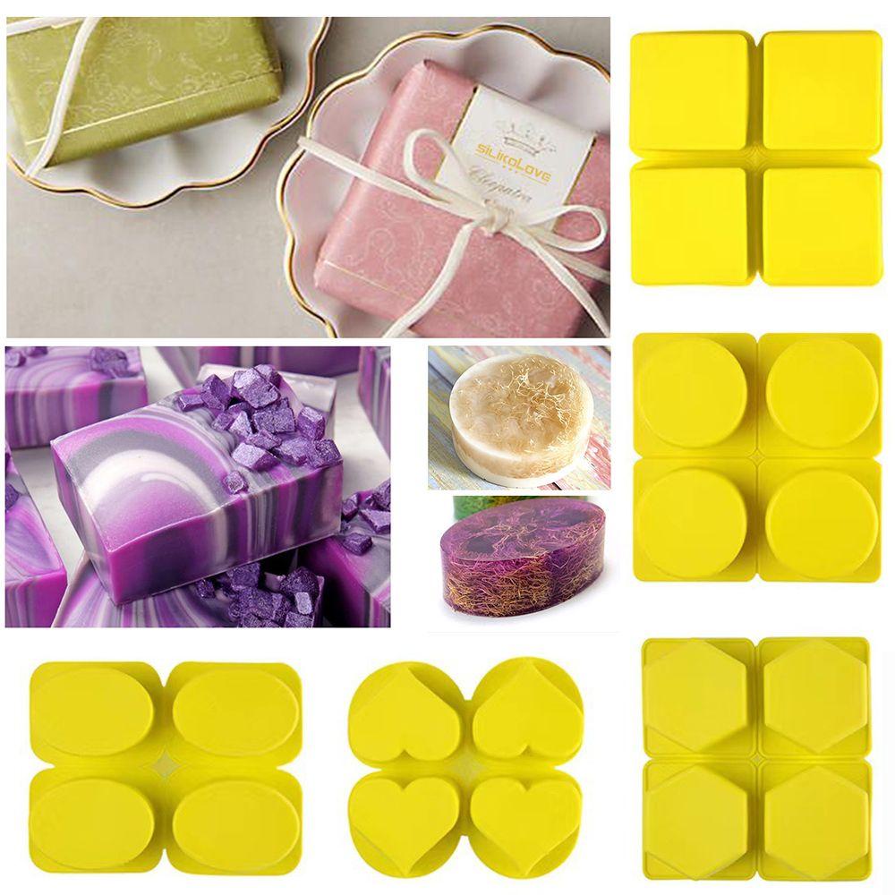 Khuôn Silicone Tạo Hình Bàn Chân Em Bé 3D DIY 4 Ngăn Đa Năng