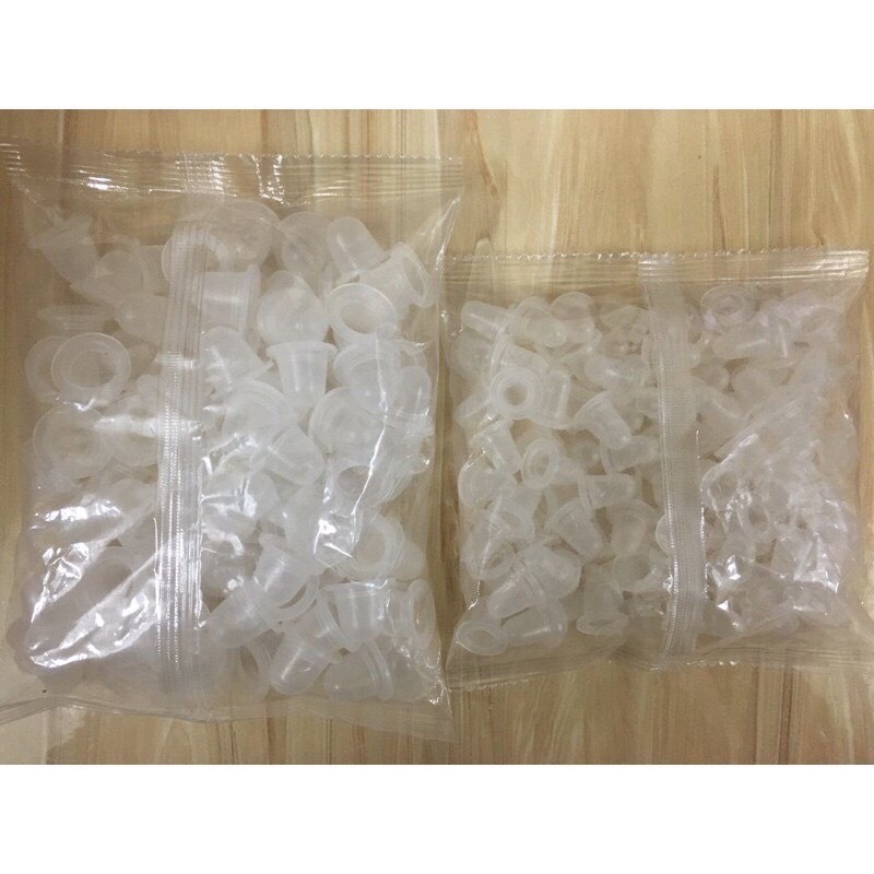 Hũ nhựa silicon đựng mực xăm