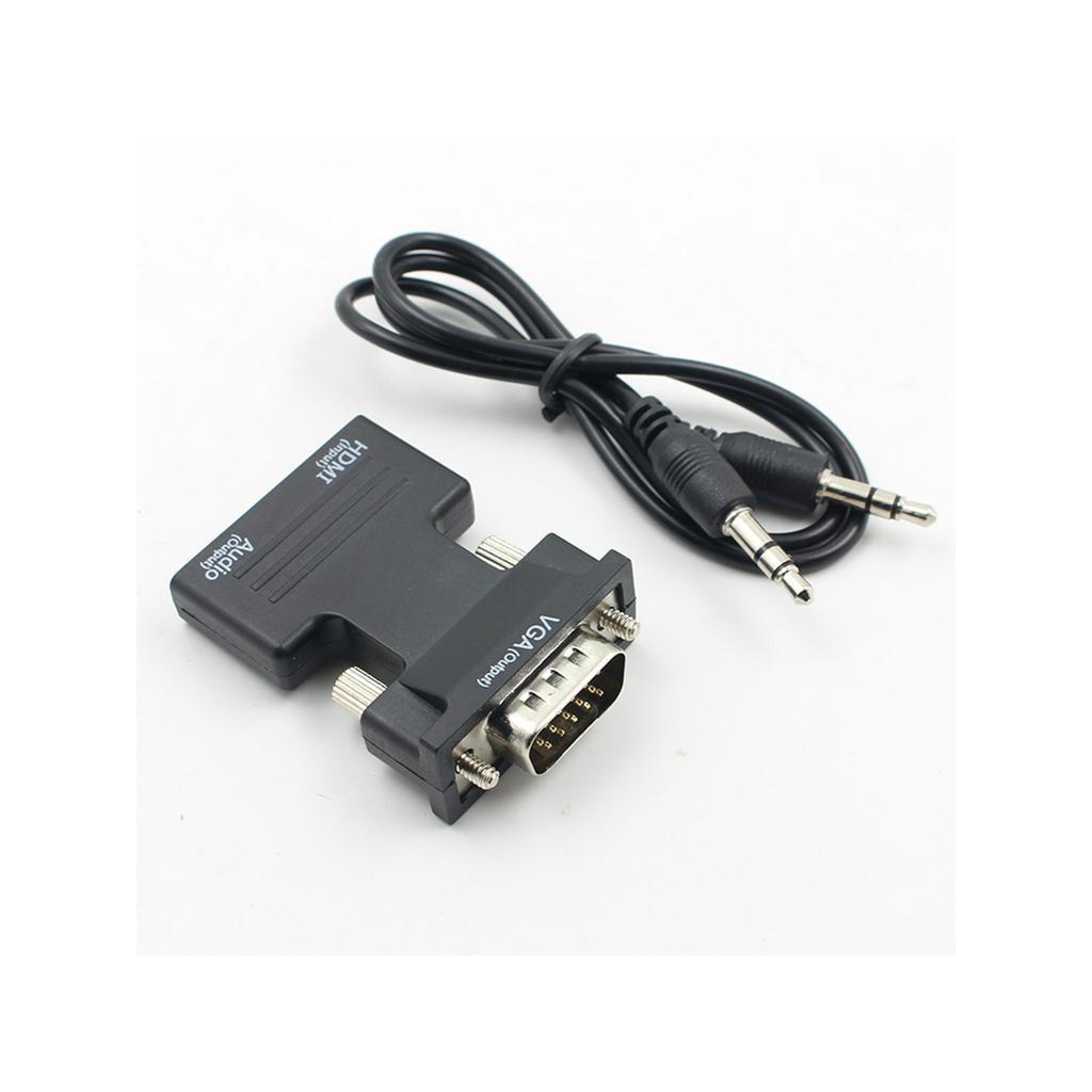 Giắc Chuyển Đổi KEBIDUMEI Từ HDMI Sang VGA Có Dây Âm Thanh