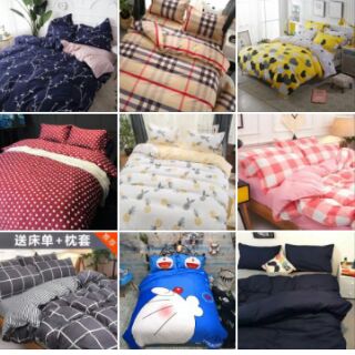 Bộ chăn ga drap poly nhập