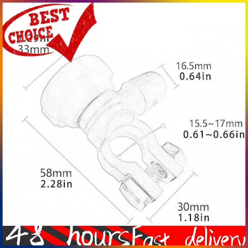 Công tắc ngắt kết nối bình ắc quy xe hơi  chất lượng cao