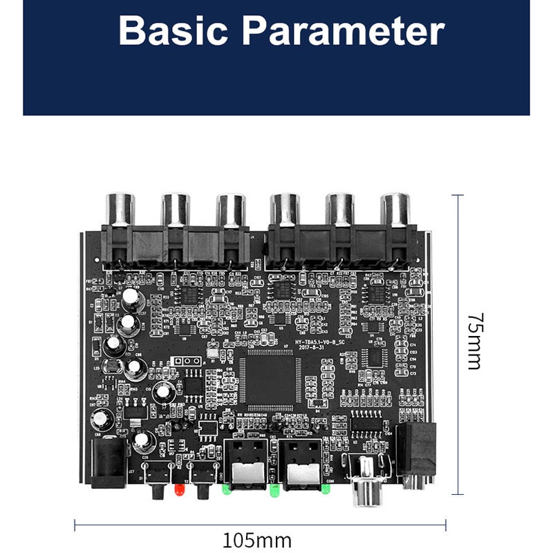 Bảng mạch giải mã âm thanh 5.1 kênh AC-3 PCM