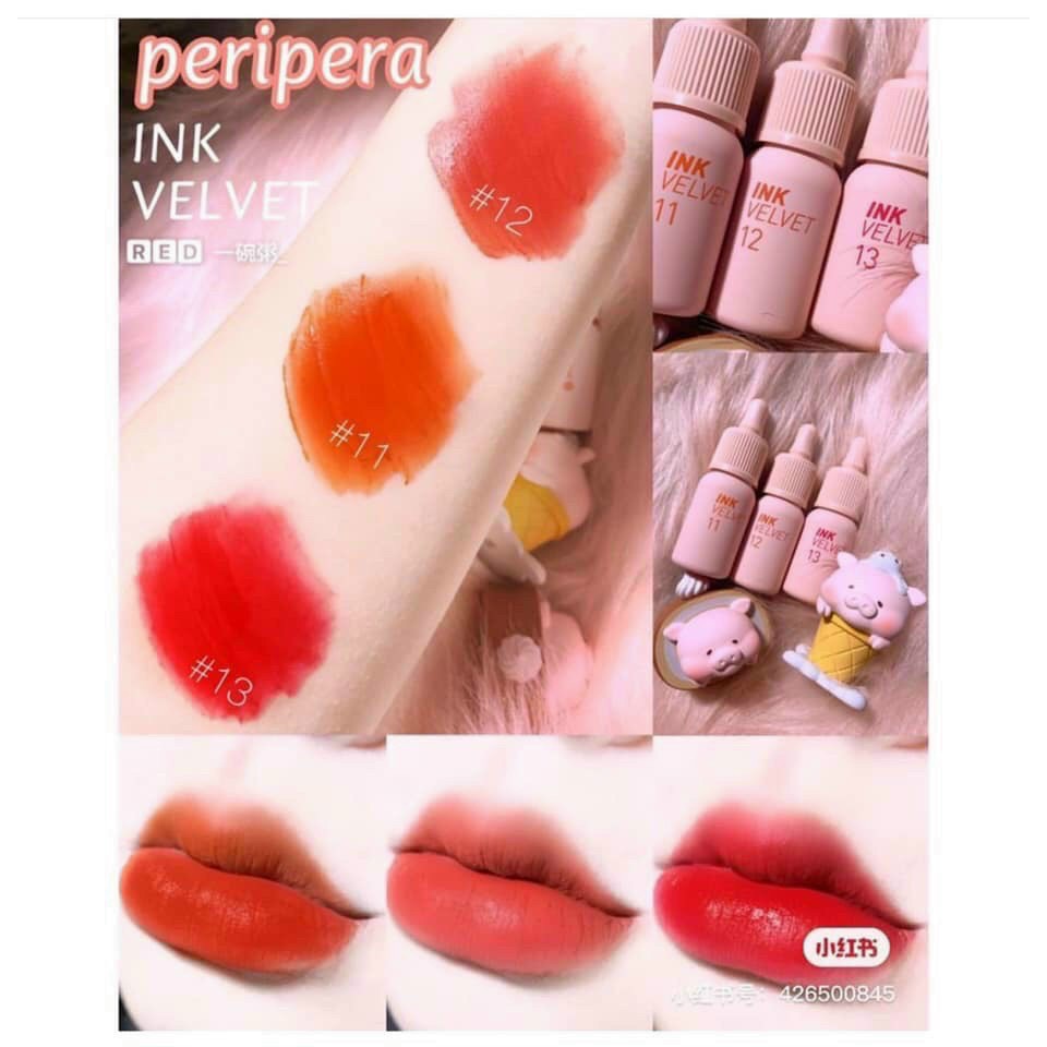 Son Kem Siêu Lì Peripera Ink Velvet Lip Tint New