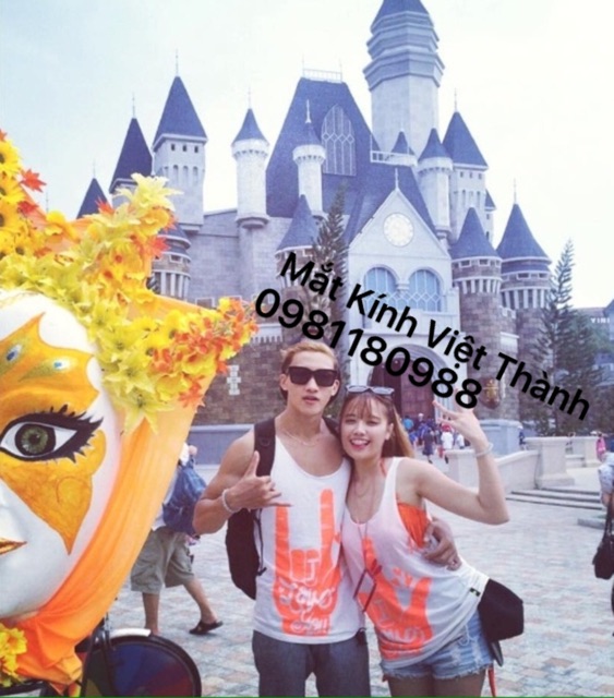 mắt kính mát nam nữ kính Đôi cặp mắt kính nam vuông nữ 2 cái