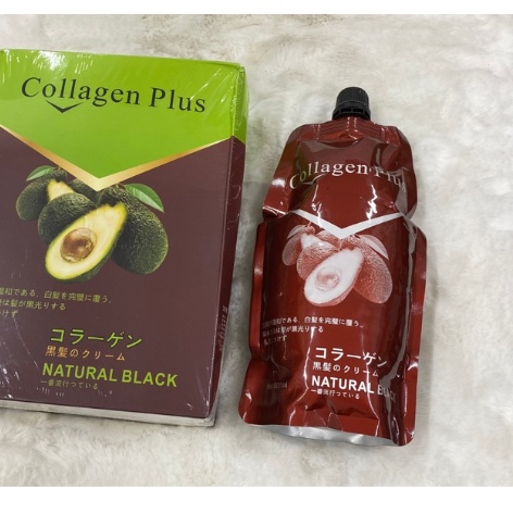 Nhuộm đen tóc collagen tinh chất bơ chuyên gia phủ tóc bạc