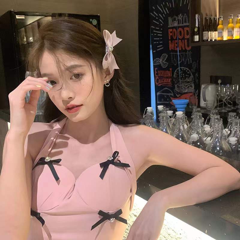 Kẹp Tóc Hình Nơ Đính Đá Lấp Lánh Thời Trang Cho Nữ