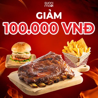 HÀ NỘI - [E-Voucher] - 100k nhà hàng Sườn Mười - Áp dụng toàn hệ thống