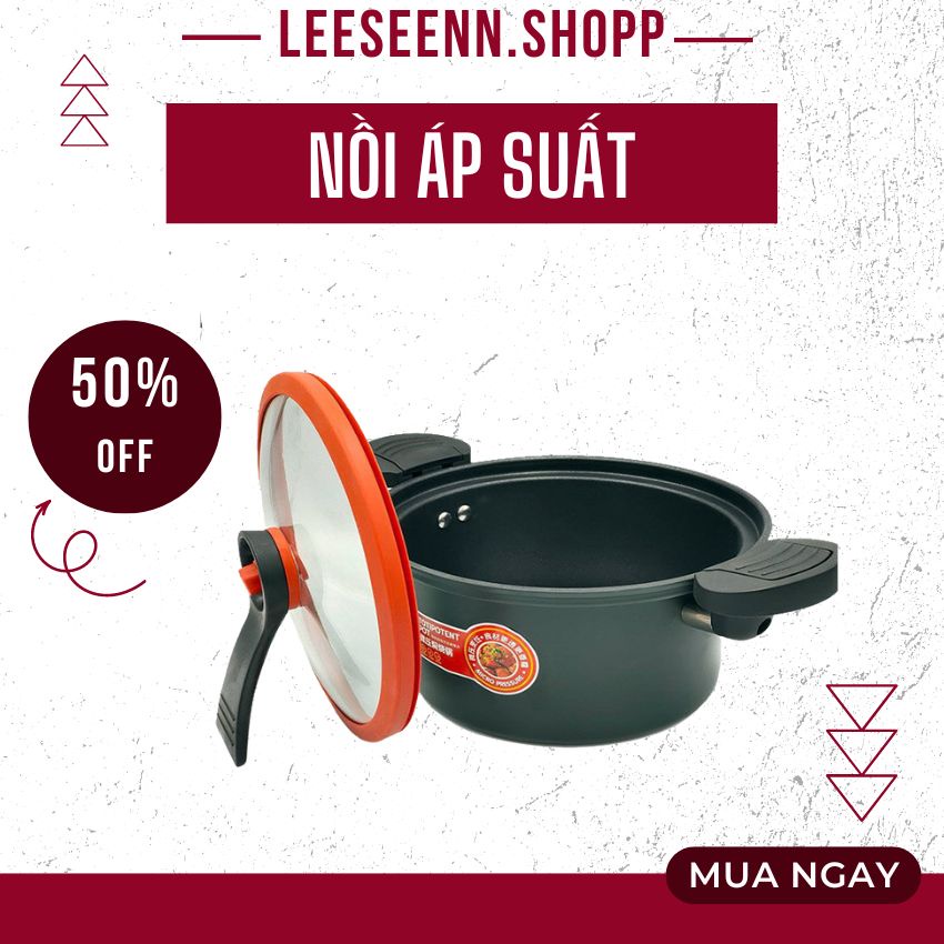 NỒI ÁP SUẤT💖 ĐA NĂNG💖 Mini chống dính phù hợp mọi gia đình dùng được mọi loại bếp.KIỂU MẪU HÀN QUỐC