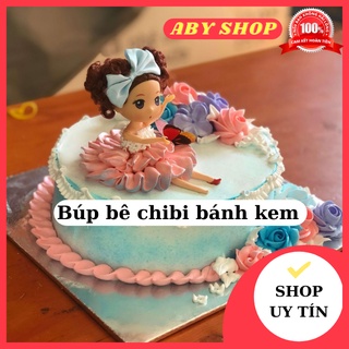 Búp bê chibi bánh kem ⚡ HÀNG LOẠI 1 ⚡ búp bê trang trí bánh kem bánh sinh nhật vô cùng hấp dẫn