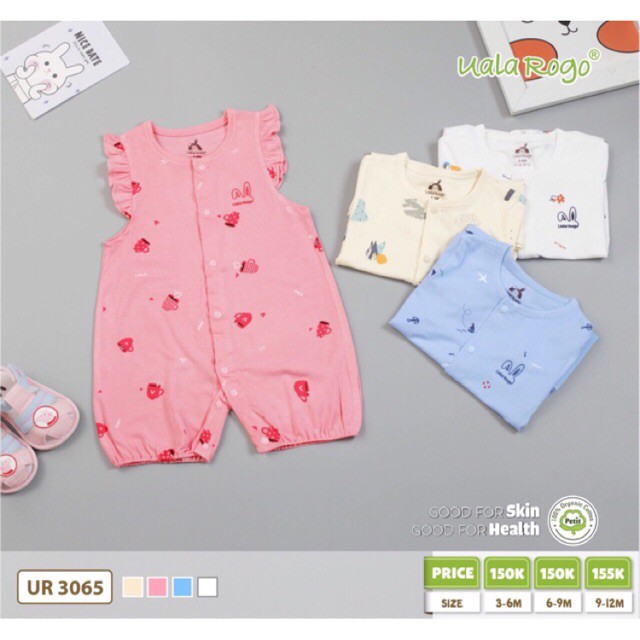 Body Cộc UALA &amp; ROGO Vải PETIT Siêu Mềm Mịn (4 Màu Cực Xinh)