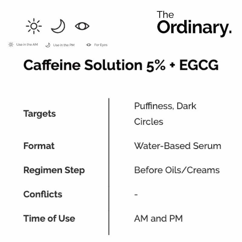 The Ordinary Tinh chất - Serum giảm bọng mắt 30ml The Ordinary Caffeine 5% + EGCG - 30ml - ChíNh ThứC