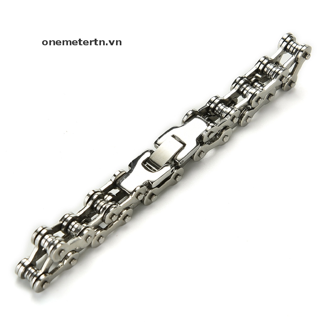 Vòng Đeo Tay Bằng Thép Không Gỉ 8.5 &quot;Phong Cách Punk Dành Cho Nam