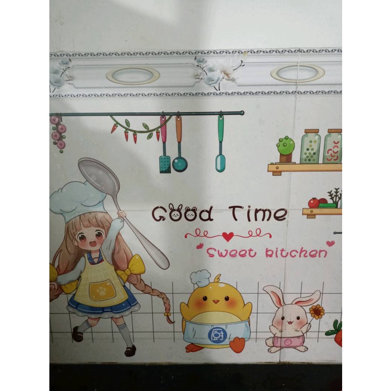 GIẤY DÁN BẾP CÁCH NHIỆT CHỐNG DẦU MỠ, CHỊU NHIỆT - DECAL DÁN BẾP 3D HỌA TIẾT
