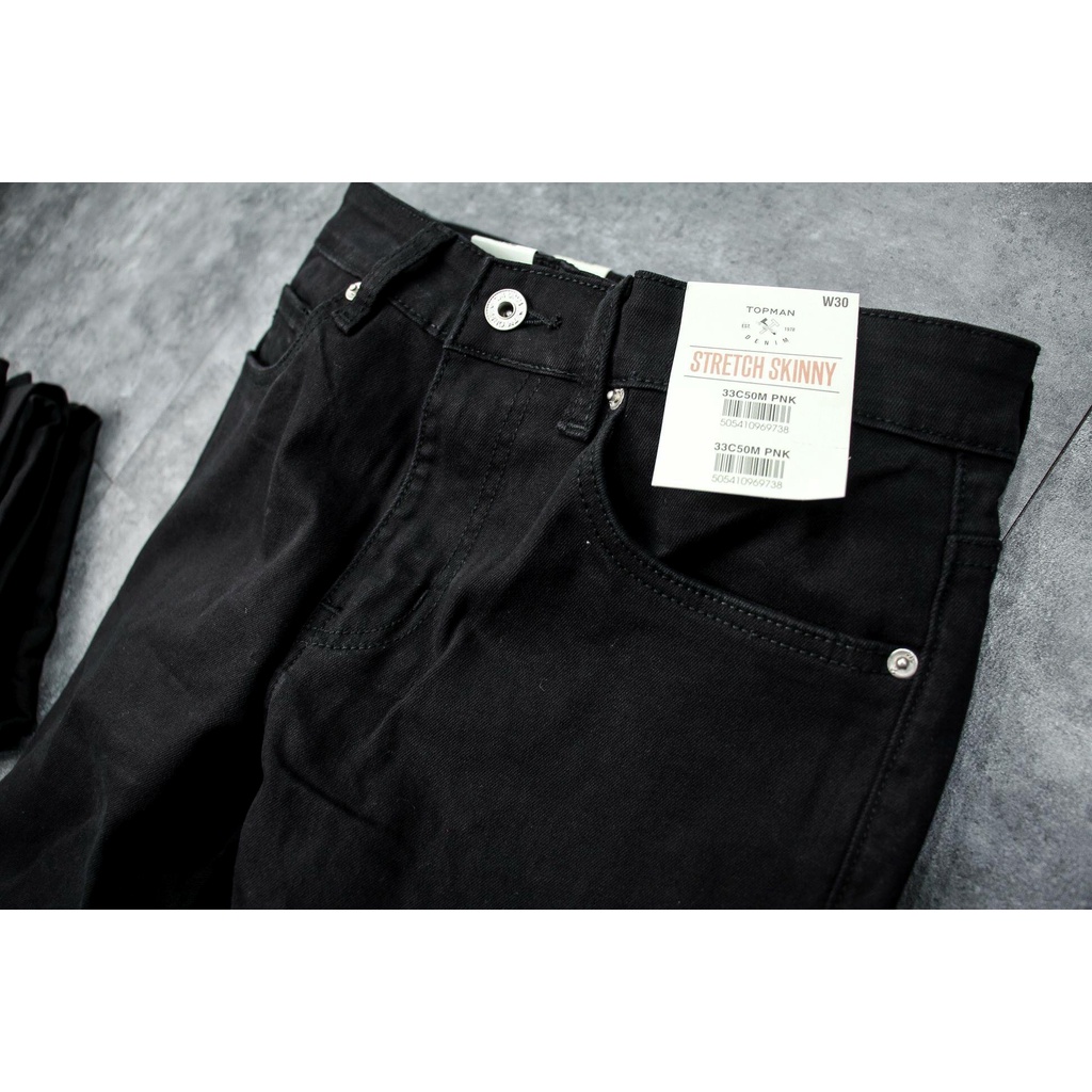 [Xả Kho] Quần Jean Skinny Nam Đen Rách Gối Chất Bò Cao Cấp, Form Chuẩn Hàn Quốc Phong Cách Trẻ Trung Năng Động - RGP | BigBuy360 - bigbuy360.vn