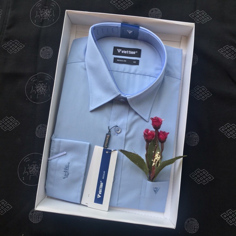 ÁO SƠ MI NAM VIỆT TIẾN TAY DÀI (chính hãng giá rẻ) | BigBuy360 - bigbuy360.vn