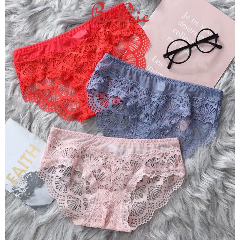 Quần lót ren kiểu mới lạ Q0372 BC_CHIC LINGERIE