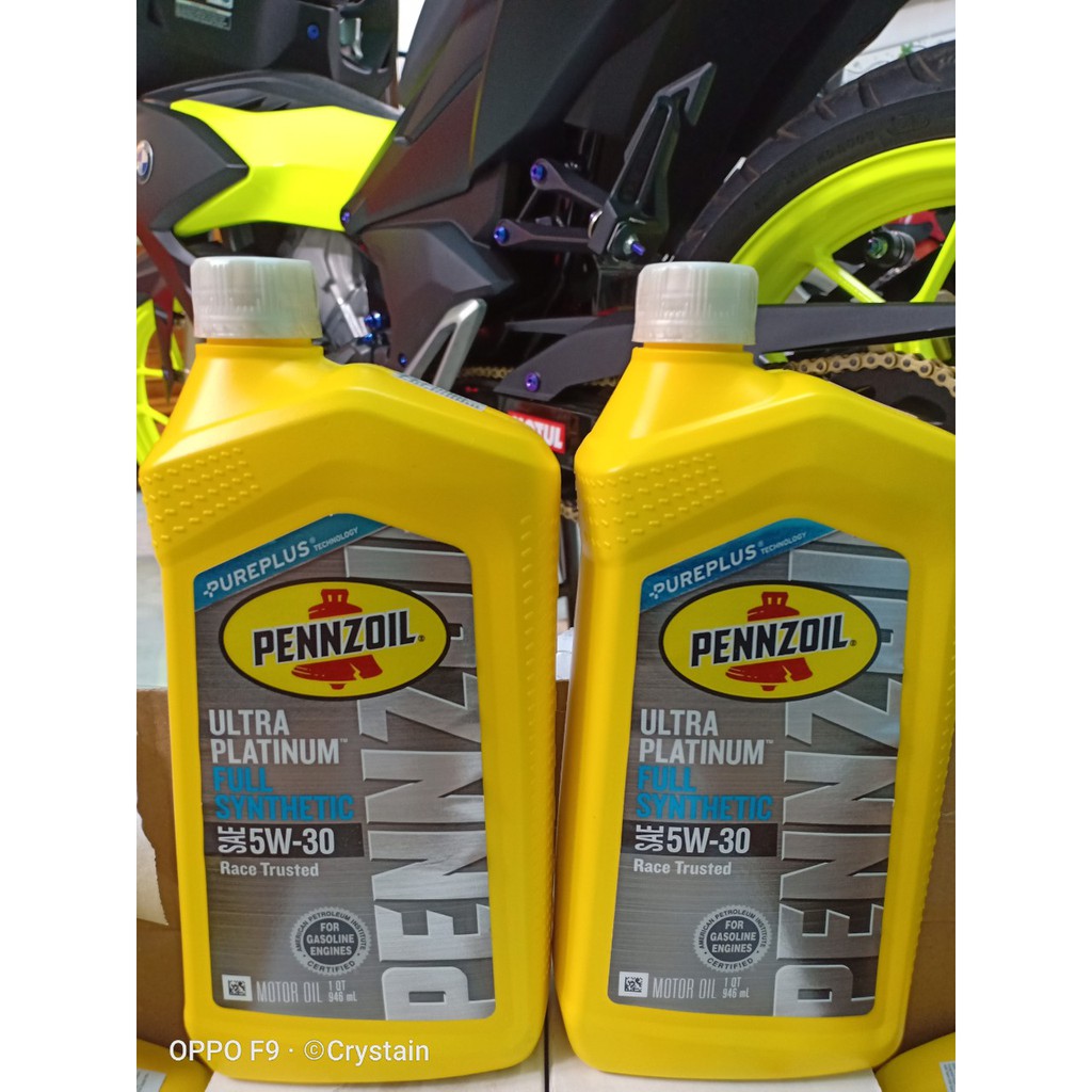 Nhớt Pennzoil Ultra Platinum 5W-30 Full tổng hợp 100% Cao Cấp Xe Tay Ga " Có Chiết Lẻ "