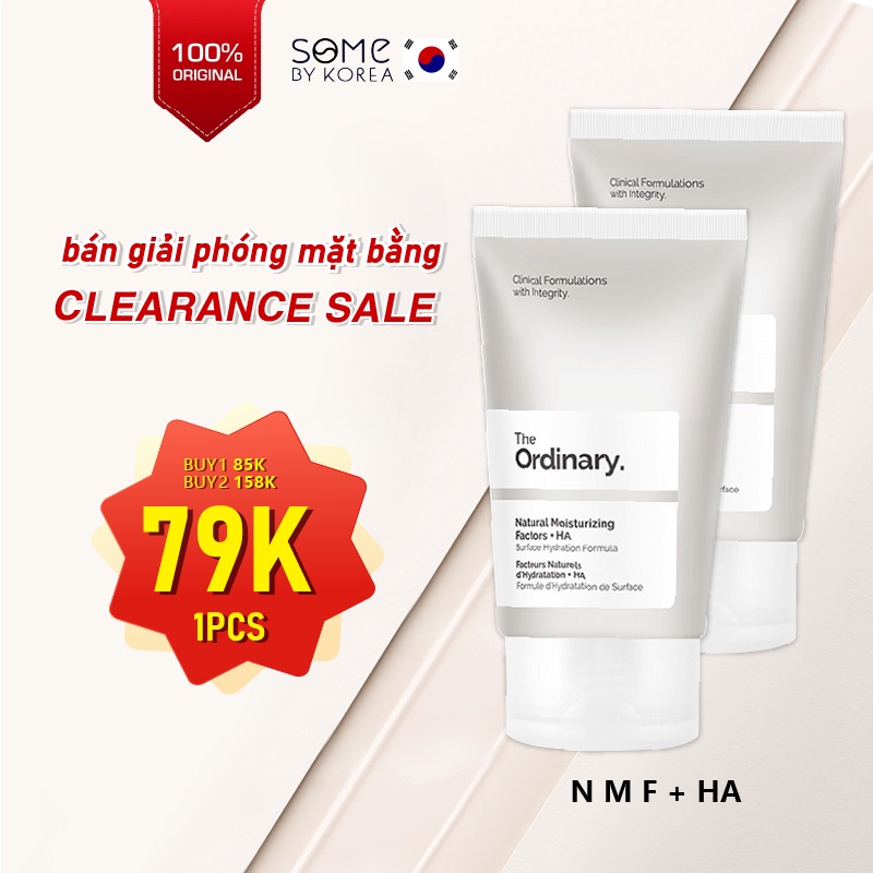 Kem Dưỡng ẩm The Ordinary Natural Moisturizing Factors + HA Moisturizer 30ml NMF Kem Và Sữa Dưỡng Da