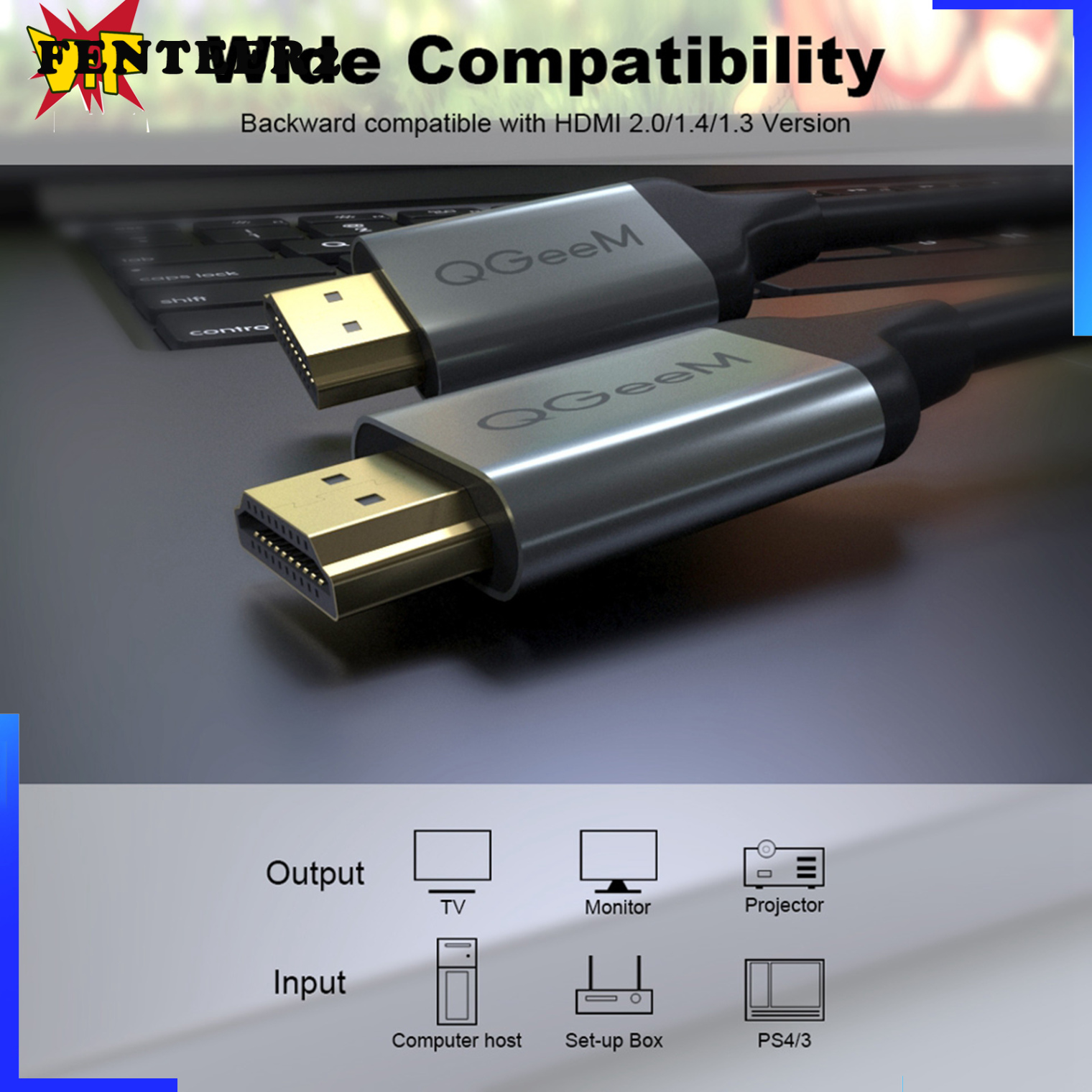 (Fenteer2 3c) Hdmi 2.1 8k 48gbps Hd Tốc Độ Cao