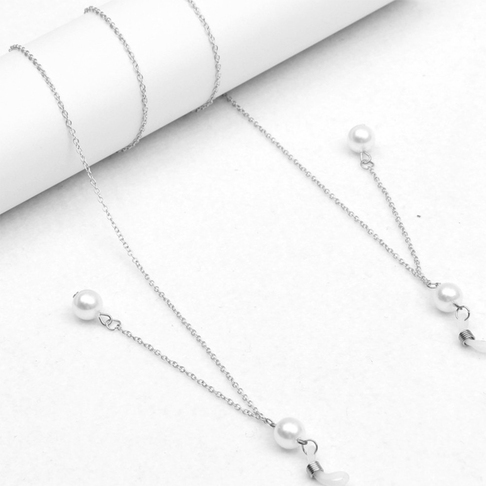 EPOCH Dây Đeo Mắt Kính Đính Ngọc Trai Giả Thời Trang Nam Nữ