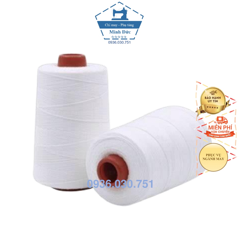 Chỉ May Bao PE (Nhiều Màu) - 1 Cuộn Chỉ May (Bao Gạo, Đường, Xi Măng, Cột Thịt, Giăng Dây, Máy May Bao, ...)