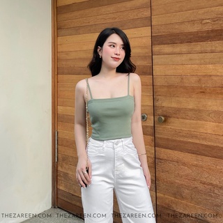 ÁO 2 DÂY BASIC ZAREEN OAL03 XANH LÁ