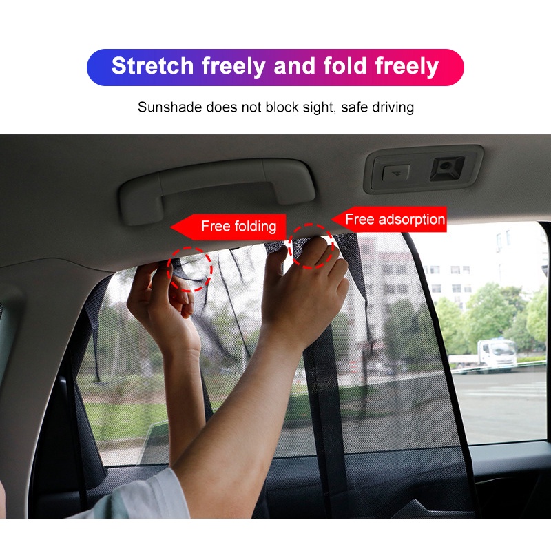 Tấm Che Nắng Từ Tính Chống Tia UV Cho Cửa Sổ Xe Hơi