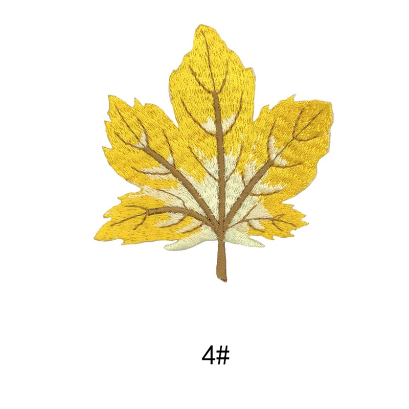 Miếng Dán Ủi Quần Áo Hình Lá Phong 8 * 7CM