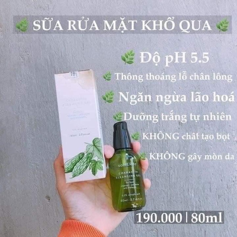 Sữa Rửa Mặt Khổ Qua soHERBs 80ml | BigBuy360 - bigbuy360.vn