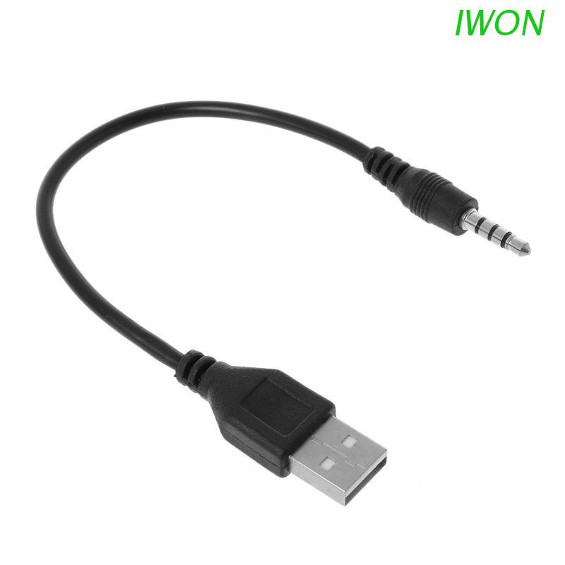 Dây Cáp Chuyển Đổi Iwon Usb 2.0 Sang 3.5mm Cho Loa Mini