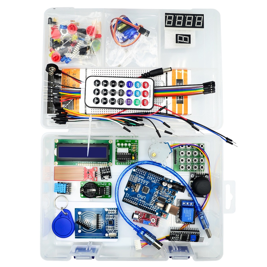 Bộ Kit học tập Arduino Uno R3 + RFID + IoT  - Nâng cao mới nhất