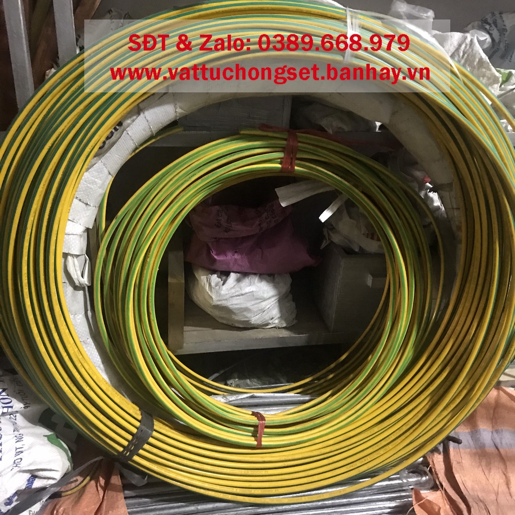 Dây tiếp địa thoát sét M35, Cáp tiếp địa thoát sét M35 của hãng Tân Phú