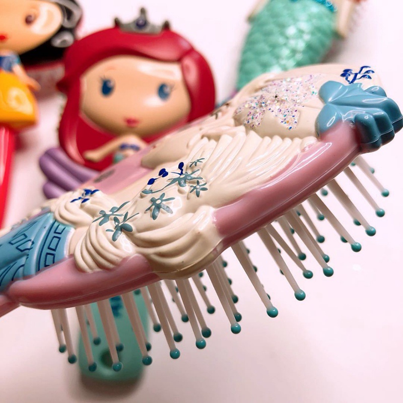 Lược Chải Tóc Bằng Nhựa Chống Tĩnh Điện Kiểu Hoạt Hình Dễ Thương Cho Bé Gái