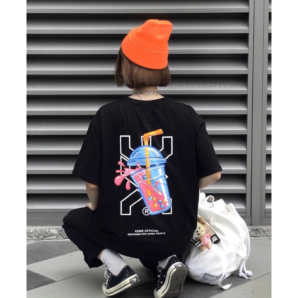 Áo Thun BOBA BOBA Unisex From Rộng Hot Trend Vải Mềm Mịn